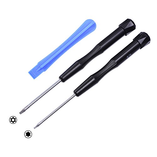Mudder Öffnen Hülse Tools Torx T8H T6 Schraubendreher und T8 Schrauben mit Heben Reparaturwerkzeug für Xbox 360 Xbox One Controller, 10 Stück - 2