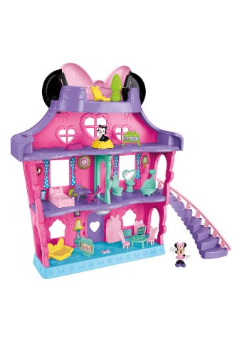 FISHER PRICE DISNEY MINNIE MOUSE MAGICAL BOW SWEET HOME DOLLS HOUSE FIGURES TOY GIRLS KIDS CHILDRENS PLAY SET