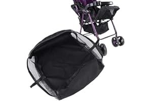 ACOUTO Baby Stroller Organizer Mesh Storage Bag Pushchair Basket Pram Basket for Shopping Travelling