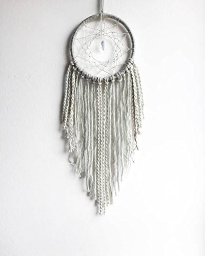 Grey Crystal Quartz Dream Catcher