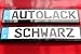 Produktbild 2 Kennzeichenhalter SCHWARZ MIT AUTOLACK LACKIERT Kennzeichenhalterung NEU & OVP inkl.Montageanleitung , 4 Befestigungsschrauben und neue KFZ Schein Schutzhülle.