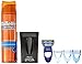 Gillette Fusion Gift Set All Purpose Styler + Hydrating Shaving Gel and 3 Combs, Pack of 1