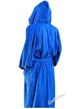 Basic Bademantel, Blue brilliant, L