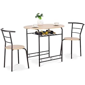 Amazon.de: Küchentisch mit 2 Stühlen für kleine Räume