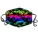 Produktbild Rainbow Clouds On Black Anti Dust Mask Anti Pollution Washable Reusable Mouth Masks