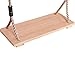 Produktbild Faironly Klassischer Schaukelsitz aus Holz mit starkem Schaukelseil höhenverstellbar Hängeschaukel für Innen und Außen
