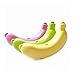 HuntGold 3X Plastic Travel Outdoor Banana Shape Case Holder Carrier Box Fruit Container Storage(pink/green/yellow)