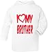 I Love My Brother Boys Girls Baby Hoodie Present Gift Age 0-3 Months White
