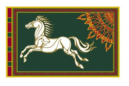 El Señor de los Anillos - Bandera Rohan