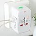 higadget™ Usb Universal World Wide Travel Charger Adapter Plug suitable for all your electronic devices and gadgets WHITE - 1 YEAR LIMITED WARRANTY . RS.399.00