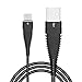 Produktbild USB Type C Ladekabel Starkes Leder Kabel 1M für Xiaomi Black Shark / Mi 5c / 5s / 5s Plus / Mi 5X / 6 / 6X / 8 / 8 SE / A1 / Mi Mix / Mi Note 2 / MIX 2 / Mix 2S / Mi Note 3 / Pocophone F1 - Schwarz