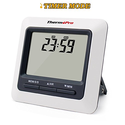 ThermoPro TP04 Digital Bratenthermometer Ofenthermometer mit integriertem Countdown Timer - 5