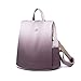 Produktbild Rucksack Damen Anti Diebstahl Tasche Umhängetasche Leder Daypacks Wasserdichte Backpack Schultaschen Casual Handtaschen Mode Anti-Diebstahl Tagesrucksack für Schule Reise Arbeit (Pink)