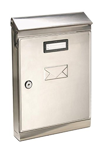 Vigor Blinky 27265-10 Eco-Lettera Cassetta per Lettere Inox, 22x7.5x32, Acciaio