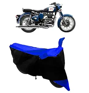 NEXTON Presents Semi Waterproof Two Wheeler Bike Body Cover Compatible with Royal-Enfield Bullet 350 (Royal Blue)