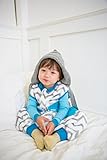Vaenait Baby 80-110 Jungen Ultrasoft Mikrofaser Schlafsack dicke Decke fuer Winter Microfiber Papa Dino - 7