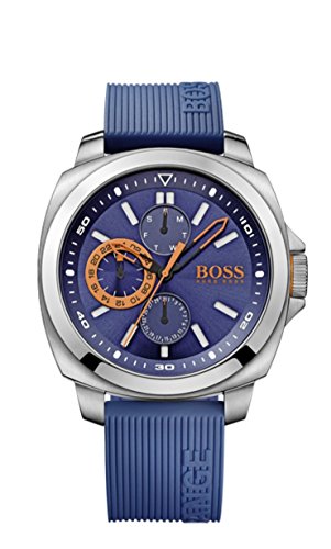 BOSS Orange Herren-Armbanduhr XL Brisbane Analog Quarz Silikon 1513102 BOSS Orange Herren-Armbanduhr XL Brisbane Analog Quarz Silikon 1513102