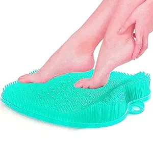 Citaaz Shower Foot Cleaner Scrubber Massager, Foot Pain Tired Feet Relaxing Acupressure Mat for Shower Floor with Non-Slip Suction Cups, Increase Circulation, Exfoliation