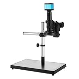 succebuy industria microscopio Digital cámara de vídeo juego Video de 14 Mp microscopio USB HDMI HD vídeo de la industria Digital microscopio cámara 180 x C-Mount zoon lente con gran auge de soporte