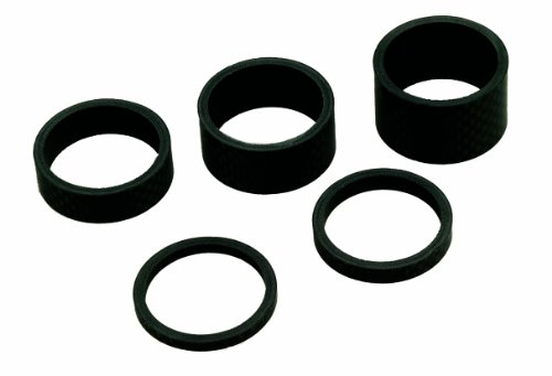 Point Distanzring Aluminium-Set 1 1/8", schwarz, 3 / 5 / 10 / 15 / 20 mm, 29270001