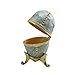 Produktbild Futurepast Gemalte Schmuckschatulle, Faberge Style Egg Shaped Schmuck Schmuckschatulle, Ring Halter Sammlerstück Figurenkästen für einzigartige Geschenke