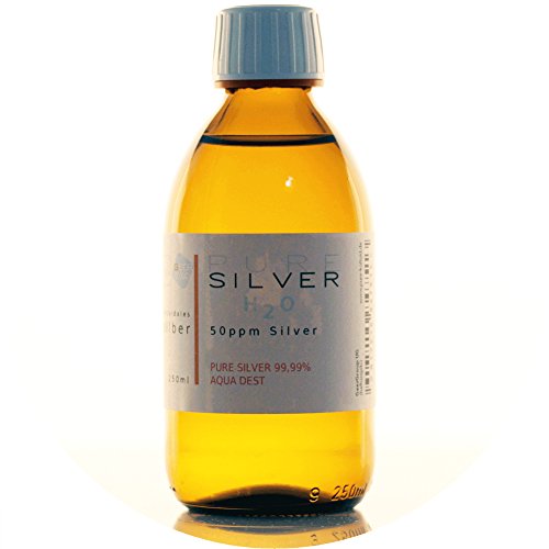 1100ml Kolloidales Silber (4x 250ml/50ppm) + Spray (100ml/50ppm) Reinheit & Qualität seit 2012
