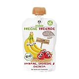 erdbär Freche Freunde „Banane, Erdbeere & Quinoa', 6er Pack (6 x 100 g)