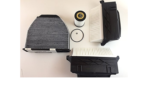 Olfilter Aktivkohlefilter 2 X Luftfilter C Klasse W204 S204 C300cdi C350cdi Amazon De Auto Motorrad