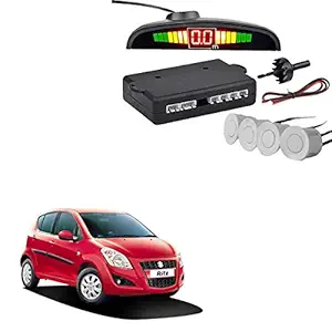 Sykit Reverse Car Parking Sensor LED Display WHITE (Universal)Maruti Suzuki Ritz