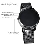 Pinkbenmus Handy-Uhr Smartwatch Bluetooth Fern Fotografieren, Notruf Anrufen, Alles In Einem Smart Uhr Gold Kompatibel Mit Android 4.4 Oder HöHer Und IOS7.0 +