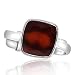 HESSONITE RING 7.25 - 7.50 Ratti NATURAL & GJSPC CERTIFIED HESSONITE GARNET (Gomed) ASTROLOGICAL GEMSTONE Adjustable SILVER RING By ARIHANT GEMS AND JEWELS RS.2500.00