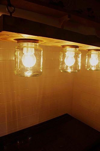 Vaso Reclaimed Wooden Jar Light, Rustic, Vintage, Farmhouse, Country, Industrial, Reclaimed Wood