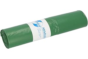 DEISS PREMIUM - Bolsas de basura (120 L), color verde