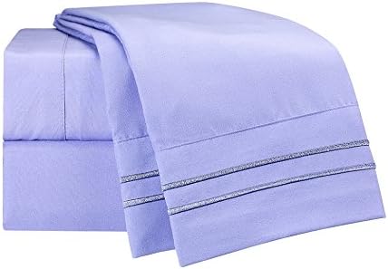 Sanders Collection Inc Clara Clark® Supreme 1500 4 piece Bed Sheet Set Full (Double) Size Lavender