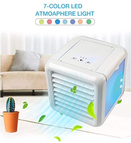 Thole Climatiseur Portable Mini Climatiseur Mobile Refroidisseur d'air Portable Rafraichisseur d'air Et Ventilateur Climatiseur Humidificateur Purificateur