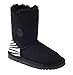 Produktbild OZwear UGG Paare Schnee Stiefel Mini Single Schnalle Zebra Muster Schwarz AU 5L/EU 35/ US5/ UK3