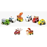 Viga Wooden 6 Piece Mini Vehicle Set #59621
