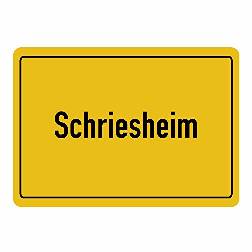 Preisvergleich Produktbild Mousepad Ortsschild Schriesheim schwarz