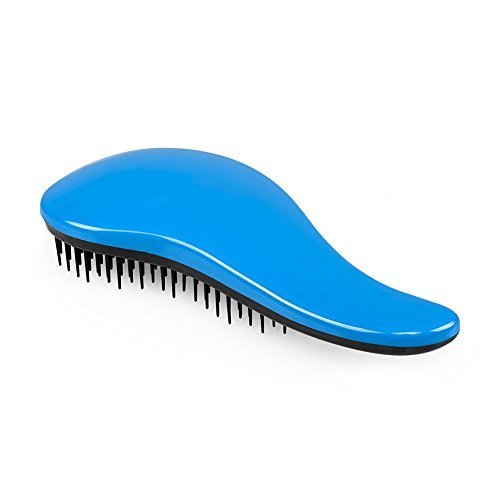 ELFINA Detangling Hair Brush Detangler Amazing Massage Hair Comb, Use in Dry and Wet Hair-for Women, Girls, Men, Boys -Blue