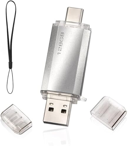 Clé USB 4-en-1 32 Go - Compatible IPhone, Android, PC, Mac | Transfert Rapide Photos/vidéos | Sauvegarde Facile - 2