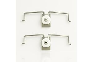 BYOUR3 BY3 - Ganci NO FORO Tende Finestre Per TUTTI GLI INFISSI Ganci per Tende senza bucare Binario a Pacchetto senza forare Infisso PVC Aggancio Universale Binari Barre SENZA BUCHI (Ragno per tende, 2pz)