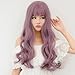 Produktbild CJJC- Anime Cosplay Perücken Synthetische Licht Lila Lange Lockige Mode Frisur Perücken Für Frauen Kostüm Party/Halloween Verwenden + Freie Perücke Kappe