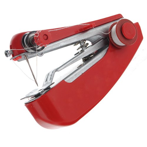 [free Shipping] New Portable mini hand-held abbigliamento macchina da cucire BML® marca//nuevo mini máquina de Coser ropa de mano portátil