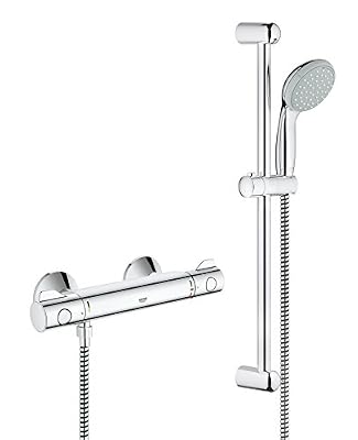 GROHE Mitigeur Thermostatique Douche avec Ensemble de Douche Grohtherm 800 34565000 (Import Allemagne)