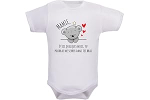 IDYLEA body bébé - annonce naissance - annonce grossesse - idée annonce grossesse - papa - papi - mamie - parrain - marraine - tonton - tatie