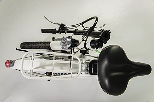 Biwik Mod. Book, 20 Zoll Elektrofahrrad,E-Faltrad,E-Bike,Pedelec,Klapprad,36V 250W Motor, 36V Li-Ion Akku mit 8Ah,weiß,schwarz (weiß) - 7