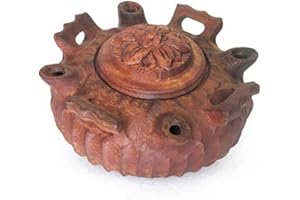 NOSTRE MONTAGNE PRODOTTI TIPICI VALLE D'AOSTA Artigianato Valdostano Coppa 4 Becchi legno di mogano diametro 18 cm