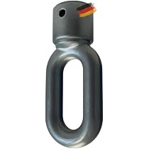 Stahl Markisense Kurbelse 10 mm Bohrung Grau Zink