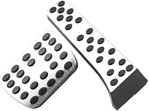 Carzilla Auto No Drill Fuel Brake Foot Pedals for Mercedes Benz E S GLC GLE GLS CLS Class W205 W213 X253 W167