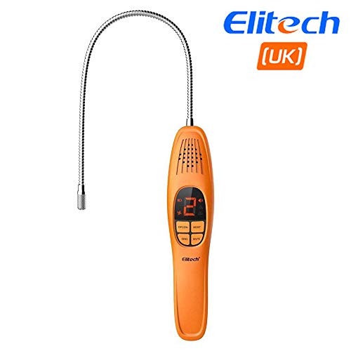 Elitech LD-100 Detector de Fugas de Gas Halógeno Refrigerante, CFC HCFC HFCs Probador de Fugas Comprobador - Diodo Calefactado - Portátil de Mano?Garantía de 12 meses?